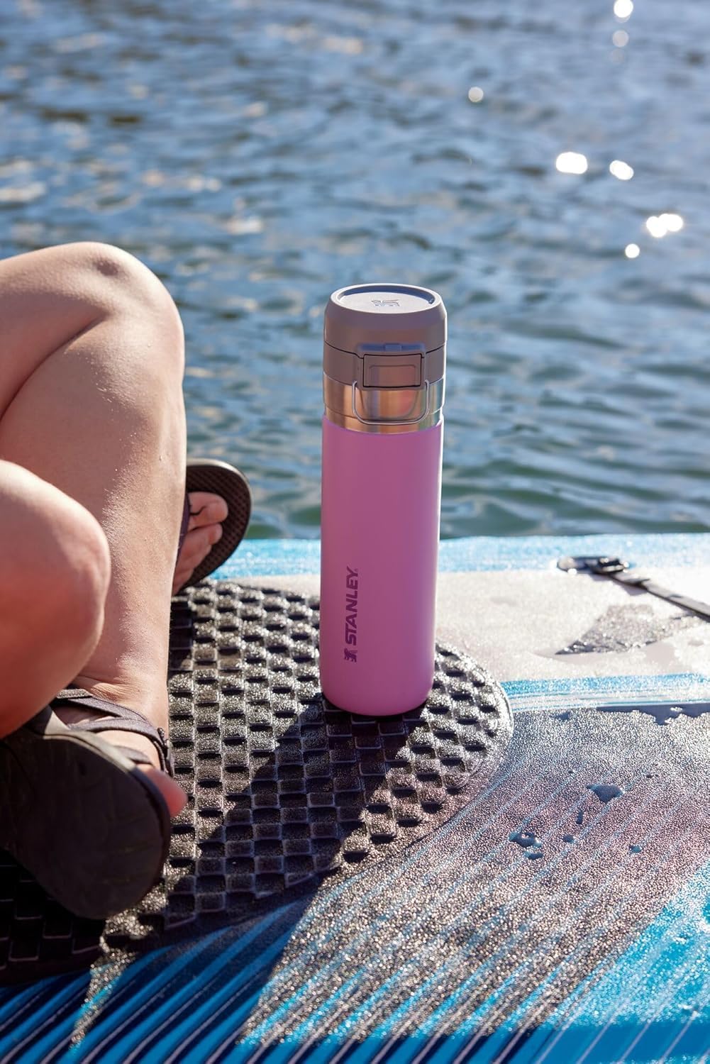 Stanley authentic USA imported sports flask lifestyle view