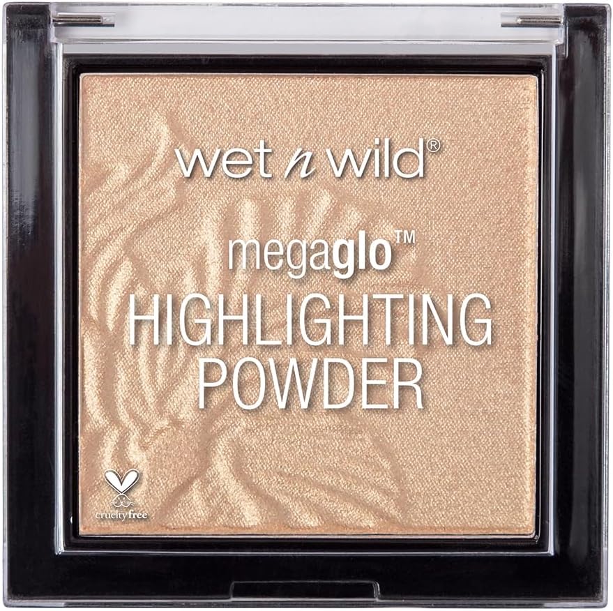 Wet N Wild MegaGlo Highlighting Powder Golden Flower Crown front view