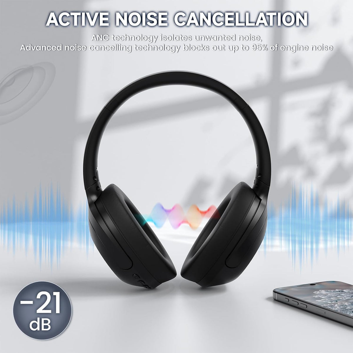 Attack Shark G300 gaming headset side angle