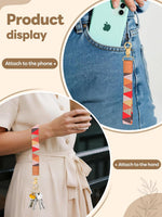 Handlein key chain holder displayed with dual key rings