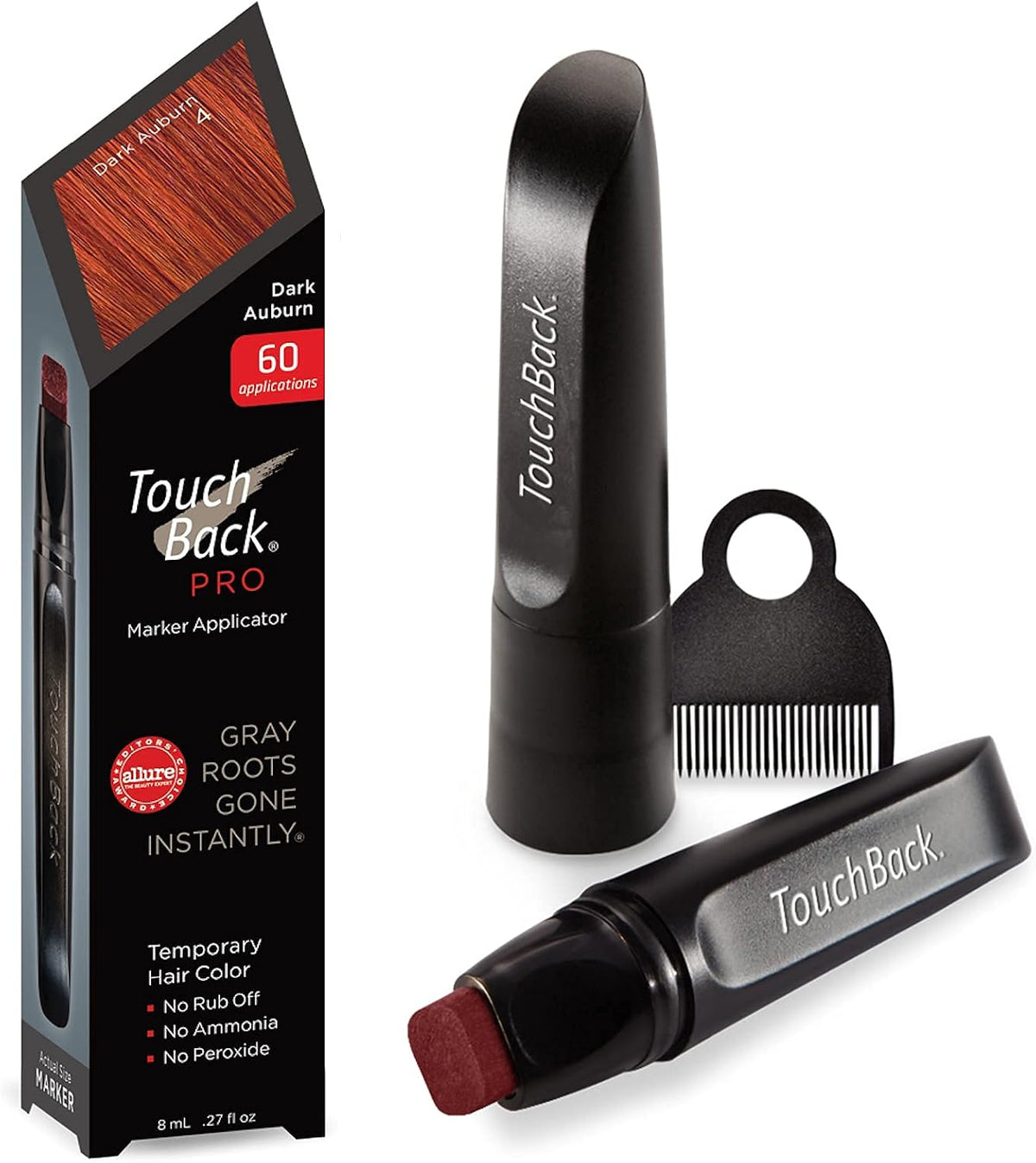 TouchBack temporary hair color marker side profile