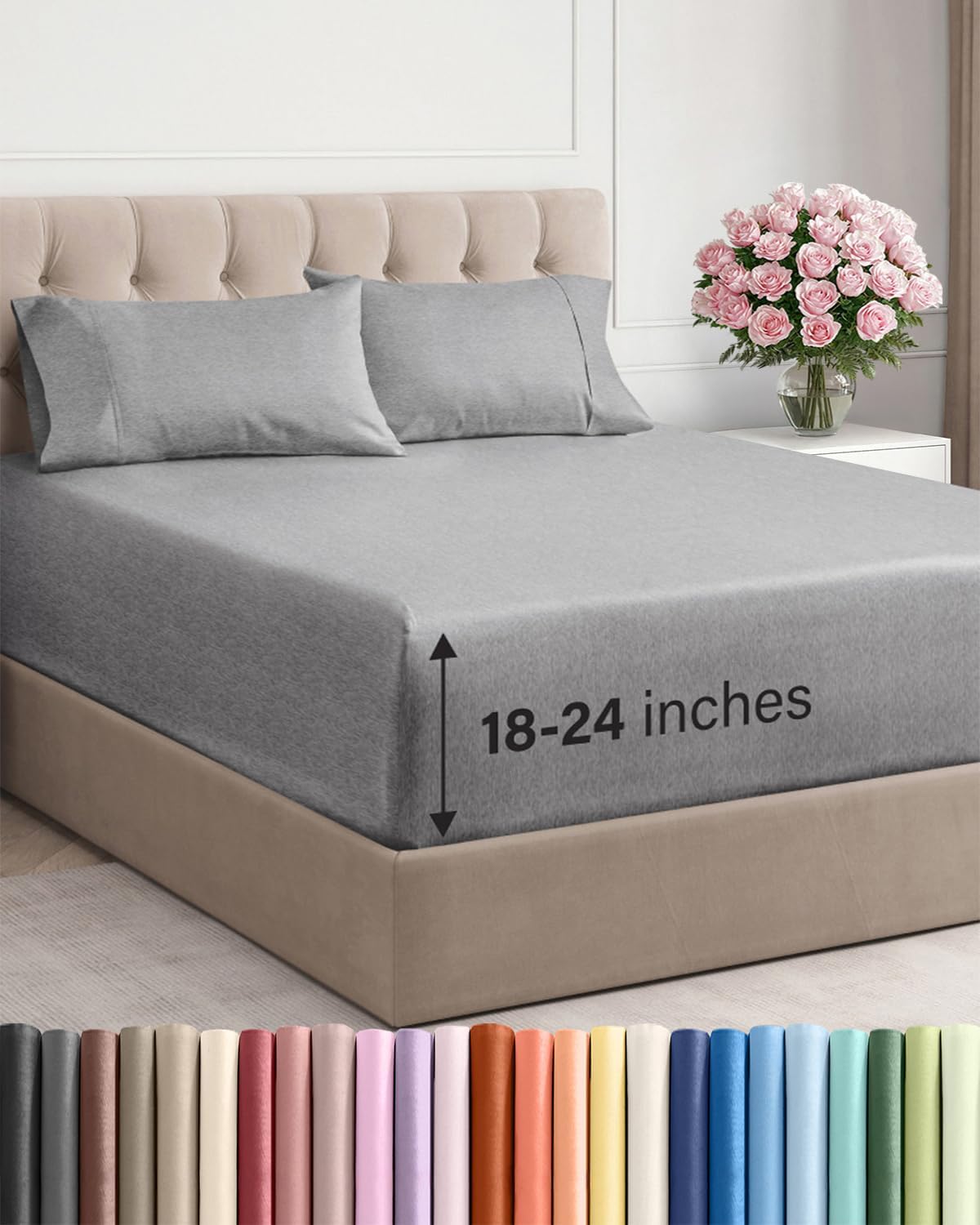 CGK Unlimited extra deep full sheet set front view