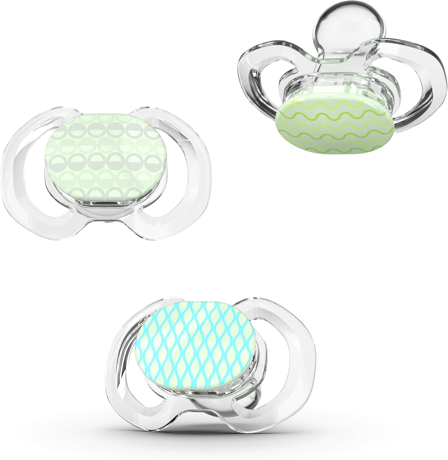 Smilo Stage 3 orthodontic baby pacifier front view