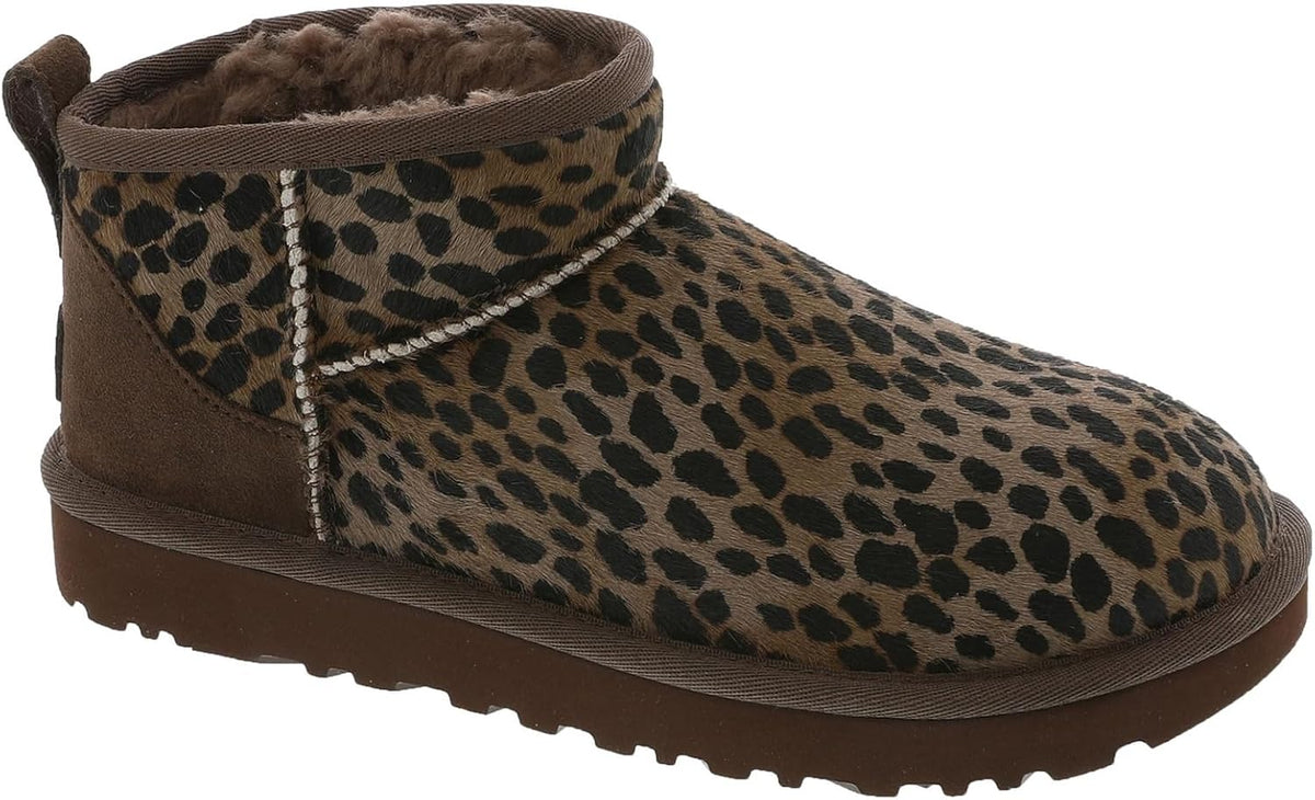 UGG Womens Classic Ultra Mini Caspian front view luxury boot