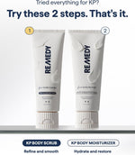 Remedy KP Duo Exfoliating Body Scrub and Moisturizer for Smoother Skin | Keratosis Pilaris and Chicken Skin | Glycolic Acid, Retinol, Urea, Ceramides | By Dermatologist Dr. Shah | 6.8 + 7.7 fl oz - Image 9