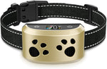 Kismiger automatic dog bark collar front view gold