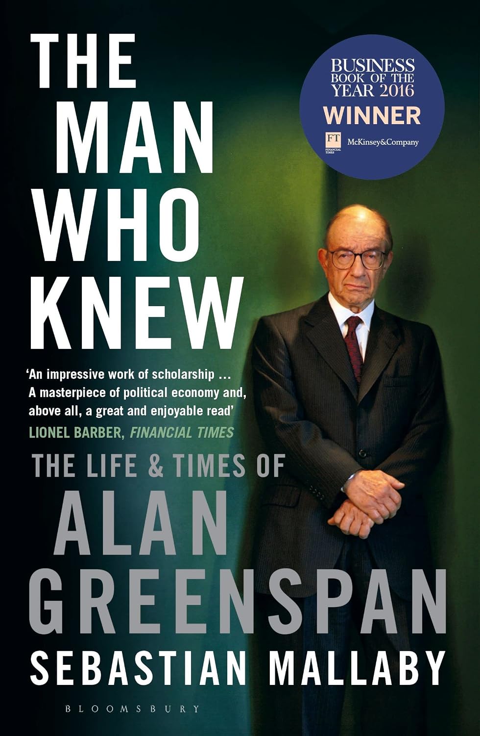 Sebastian Mallaby The Man Who Knew front view paperback book