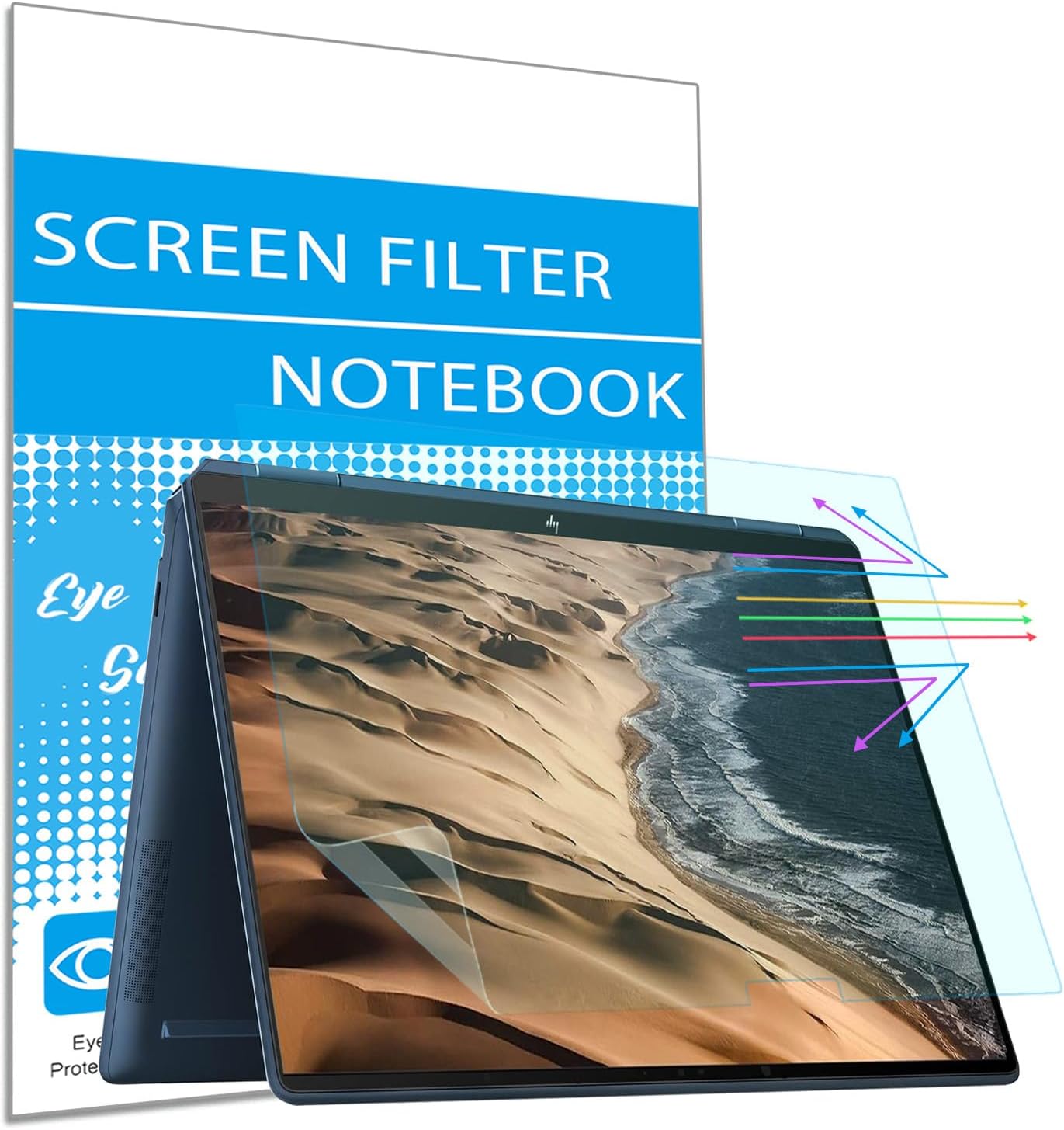 i-Tensodo screen protector front view for HP Spectre x360 16 laptop