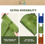 Greenbone pet waste bags extra large dimensions label