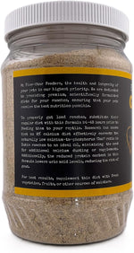 Nutrient-rich pre-feeding insect diet for reptiles containing vitamins and high calcium ratio