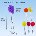 Close-up view of Matican fruit topper silicone grips