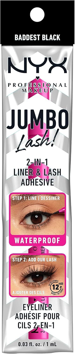 Nyx Professional Makeup Jumbo Lash Eyeliner Baddest Black front view