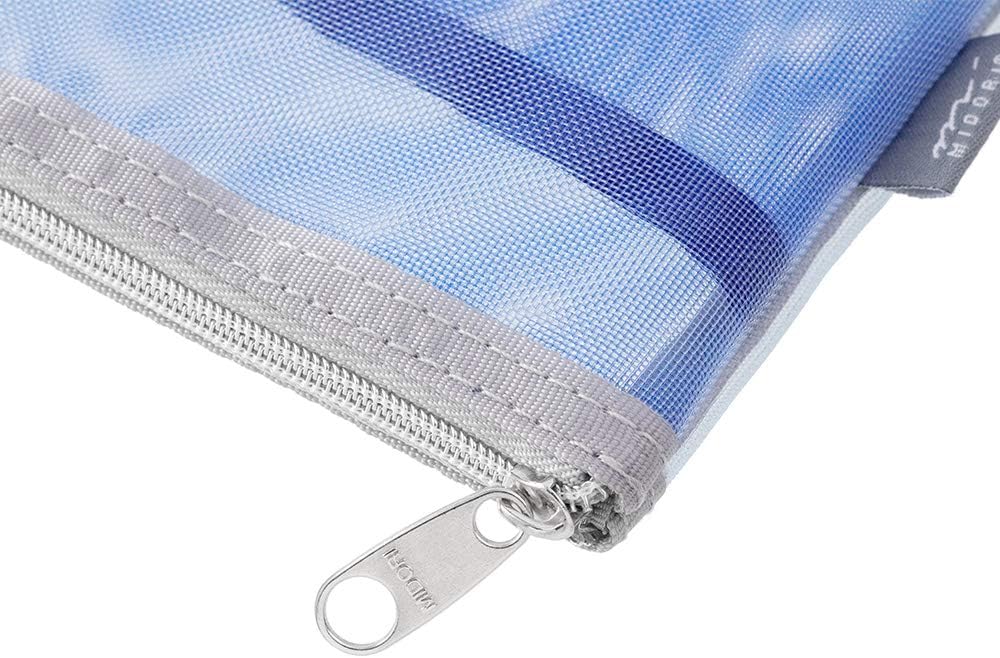 Midori organizer pouch holding stationery items