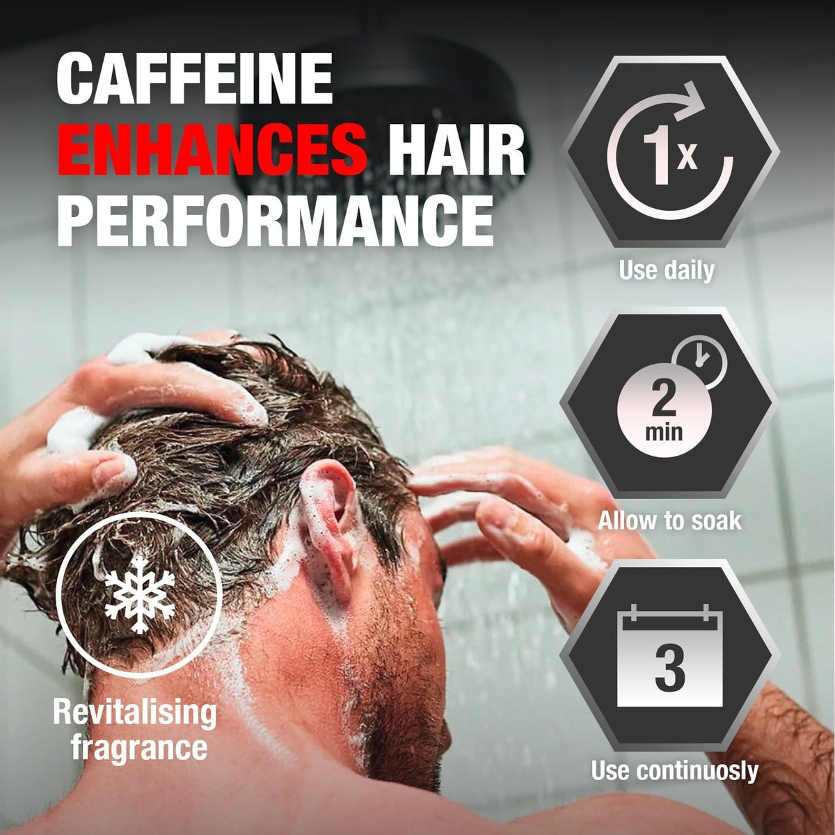 Alpecin C1 Caffeine Shampoo texture and dispensing view