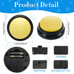 Jerify pet communication buttons with custom recording features and waterproof stickers.