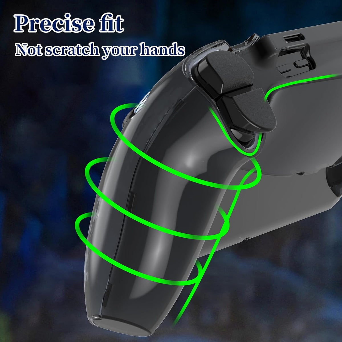 Mooroer protective case back view showing transparency