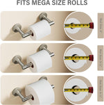 Pokim stainless steel toilet paper holder pivoting arm open