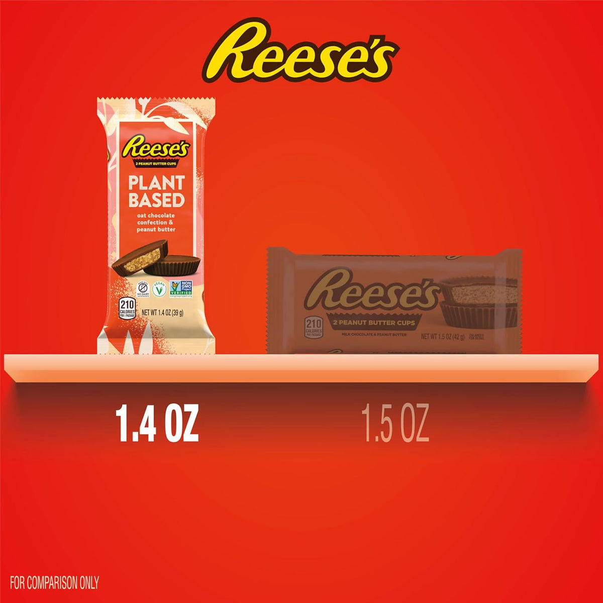 Imported USA Reese's plant based candy snack pack