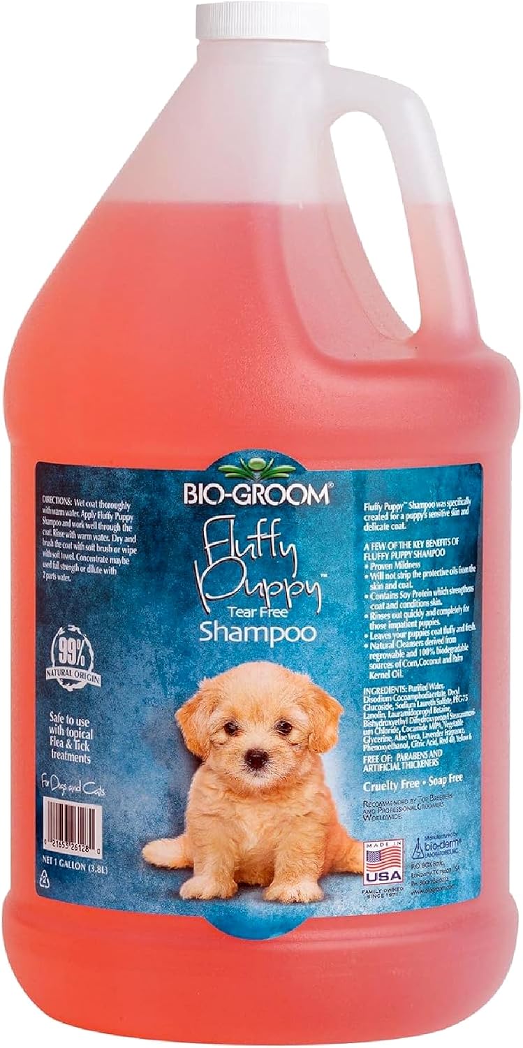 Bio-Groom Fluffy Puppy Tear-Free Shampoo - Dog Bathing Supplies, Puppy Shampoo, Cat Grooming Supplies for Sensitive Skin, Cruelty-Free, Product Made in USA, Tearless - 12 fl oz 1-Pack - Image 9