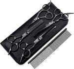 Dog Grooming Scissors Kit with Safety Round Tips, GLADOG Professional 6 in 1 Grooming Scissors for Dogs, Sharp and Heavy-duty Dog Grooming Shears for Dogs Cats Pets - Image 11