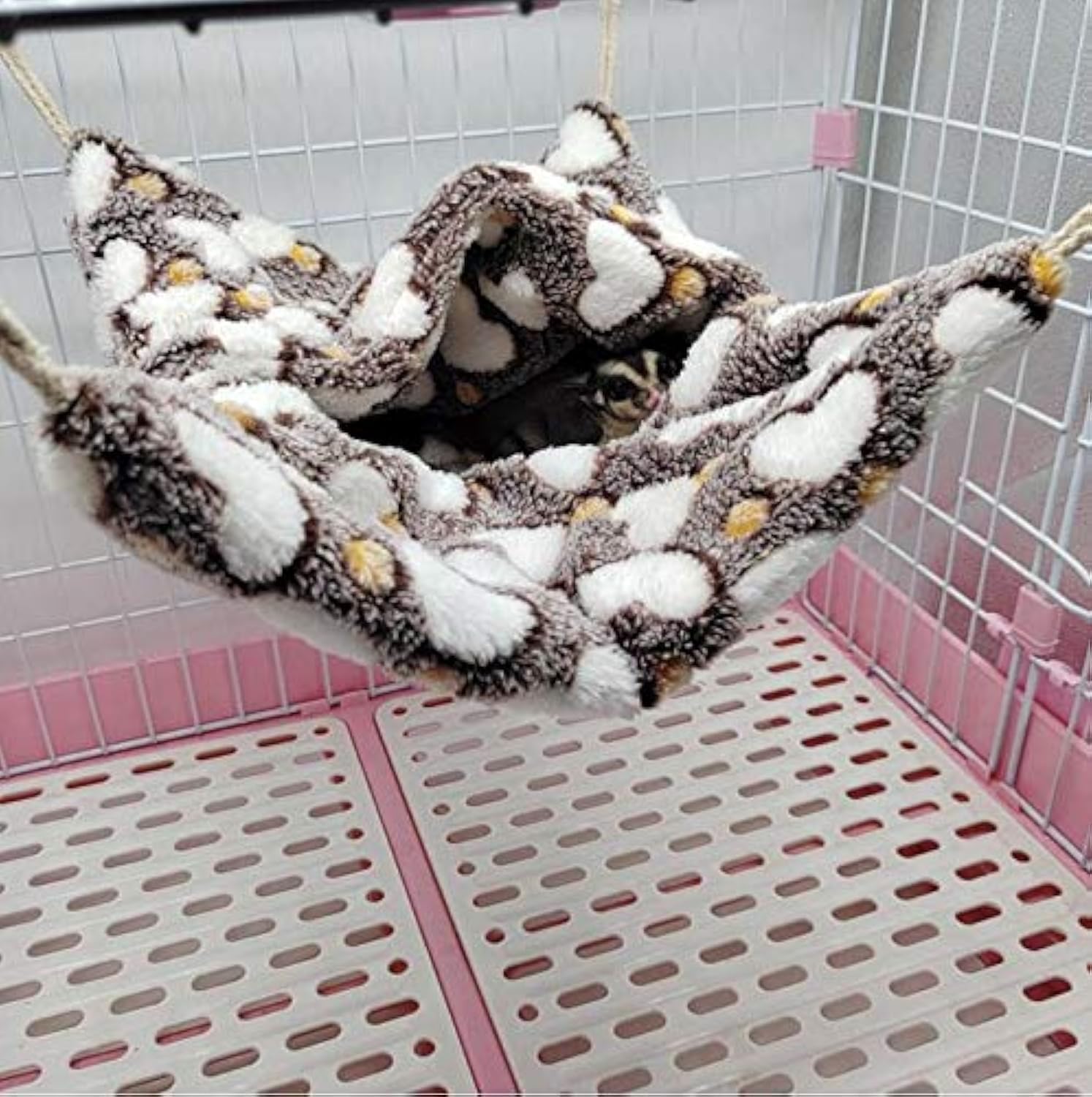 Ismarten small animal hanging hammock front view