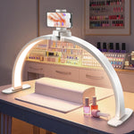 Uiopy professional 29 inch half moon arch light for nail salon