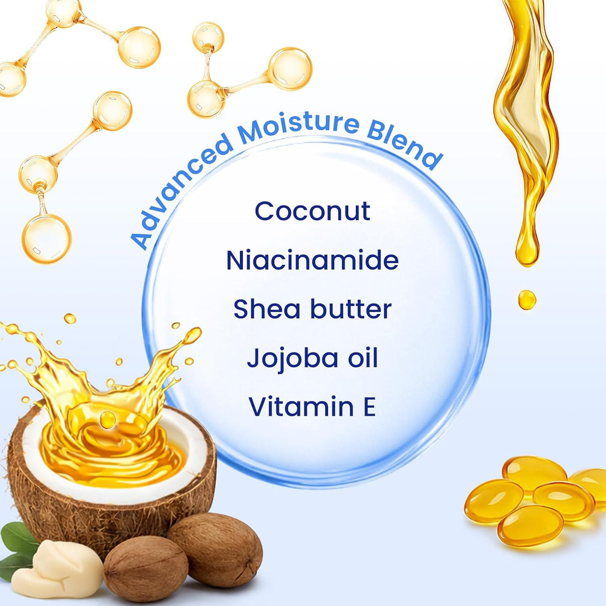 Bloomora hand mask ingredient highlights graphic