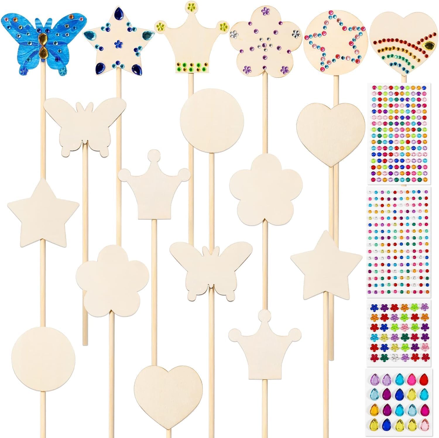 Pllieay Princess Fairy Wands Kit front packaging view