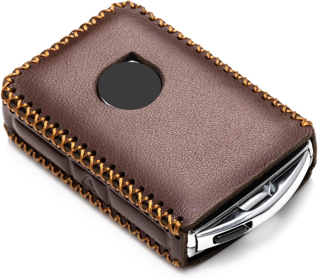 Vitodeco brown key fob protector with keychain strap