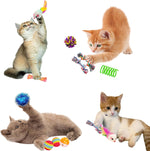 46 PCS Cat Toys for Indoor Cats, Kitten Toys with Cat Spring Toy, Mint Catnip with Crinkle Mouse Ball for Indoor Cats Kittens Exercise - Image 9