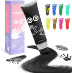 Nabance Baby Hand and Footprint Black Ink Paint front view tube with sponge head applicator
