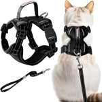 Cat Harness and Leash Set Escape Proof for Kitten Walking, Soft Adjustable Top Handle Vest Harnesses for Cats, Easy Control Breathable Reflective Small Medium Large, Pink, XS - Image 13