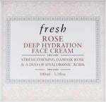 Fresh Rose Deep Hydration Face Cream close up label detail
