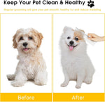 Bevtee pet comb set for long and short hair