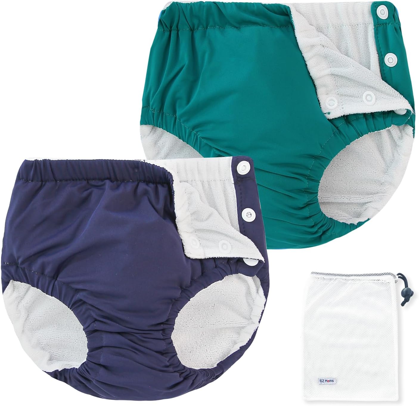 EZ Moms reusable swim diapers size 2T front view