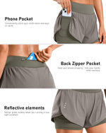 Soothfeel 2 in 1 running shorts inner liner
