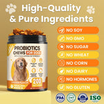 Dog enjoying probiotic immune support treat
