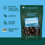 Premium imported dark chocolate fruit snack