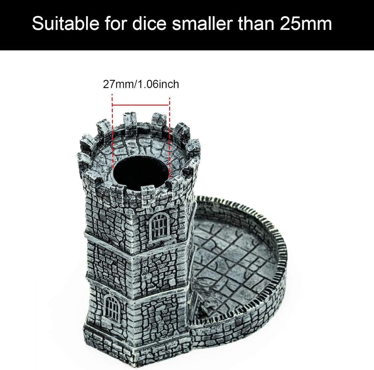 KSNDie dungeons and dragons dice tower in use
