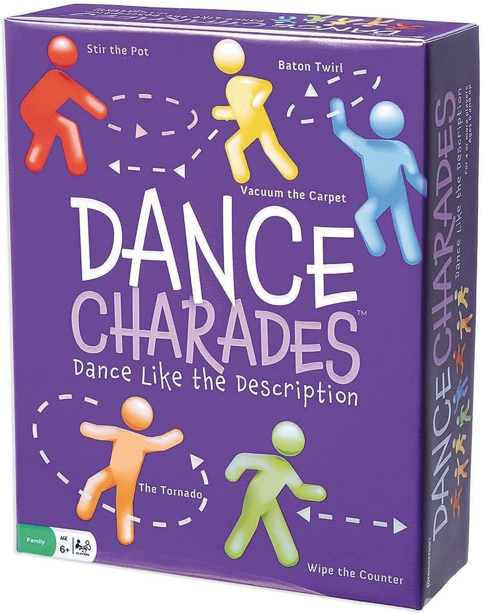 Pressman Dance Charades Game front view box packaging