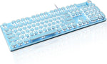 LexonElec typewriter style retro mechanical gaming keyboard front view
