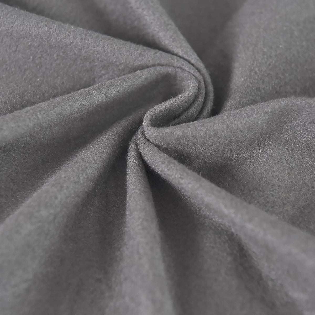 Easy-Going light gray armchair cover side angle