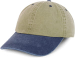 Trendy Apparel Shop Oversize XXL Pigment Dyed Washed Cotton Baseball Cap - Image 7