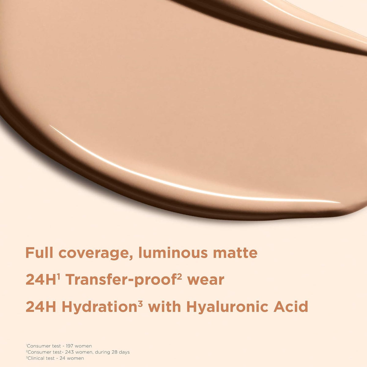 Clarins Skin Illusion Full Coverage Foundation shade 103N label view