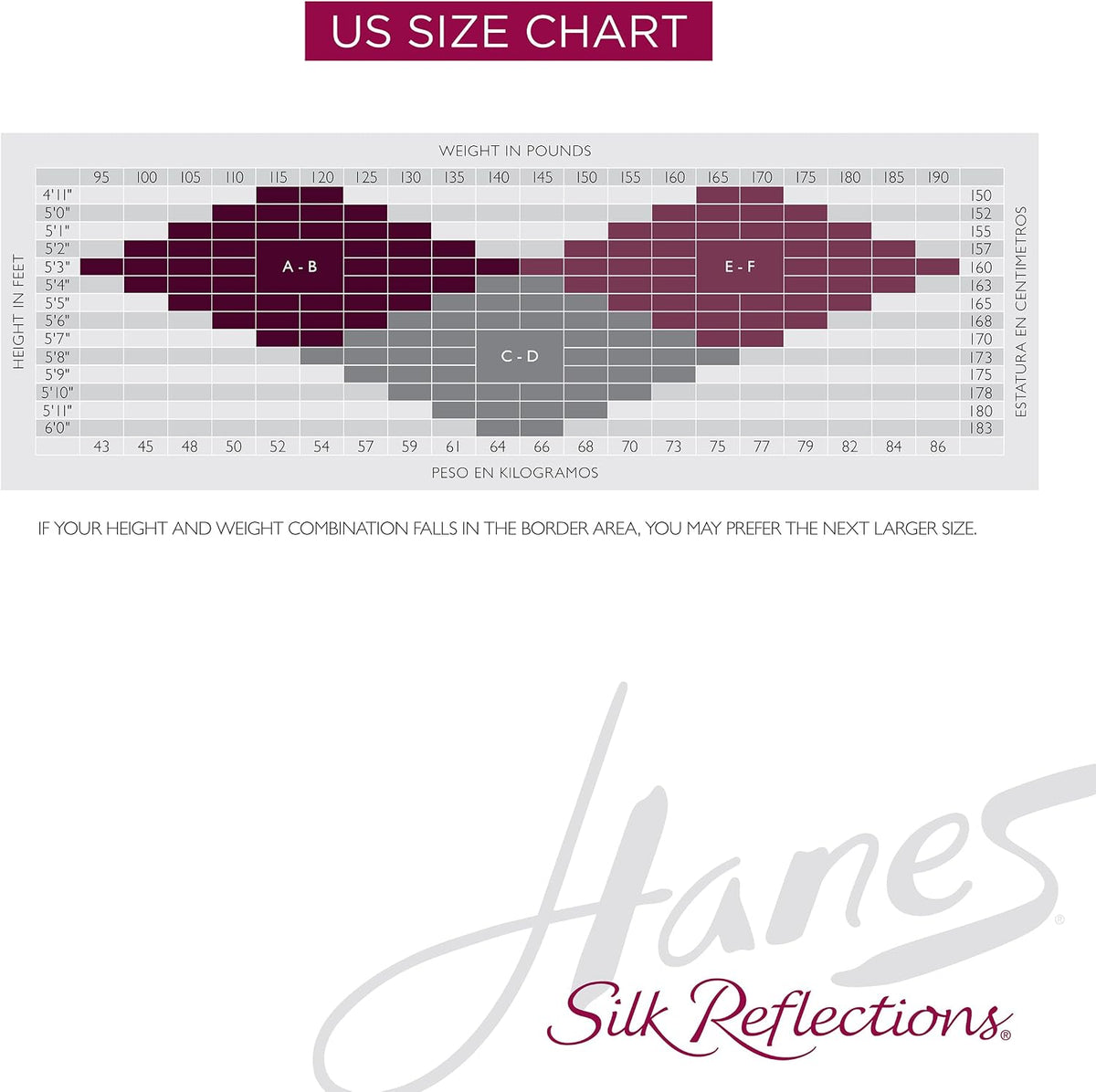 Hanes sheer pantyhose leg transparency display