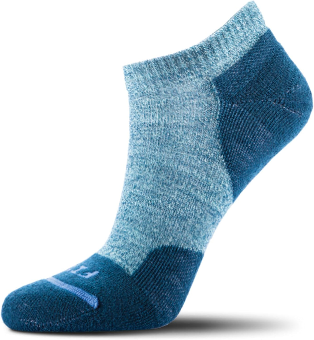 FITS black athletic socks close up fabric texture