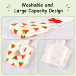 Two pieces reusable bird diaper flight suit set spread out flat displaying the waterproof inner lining and secure fasteners.