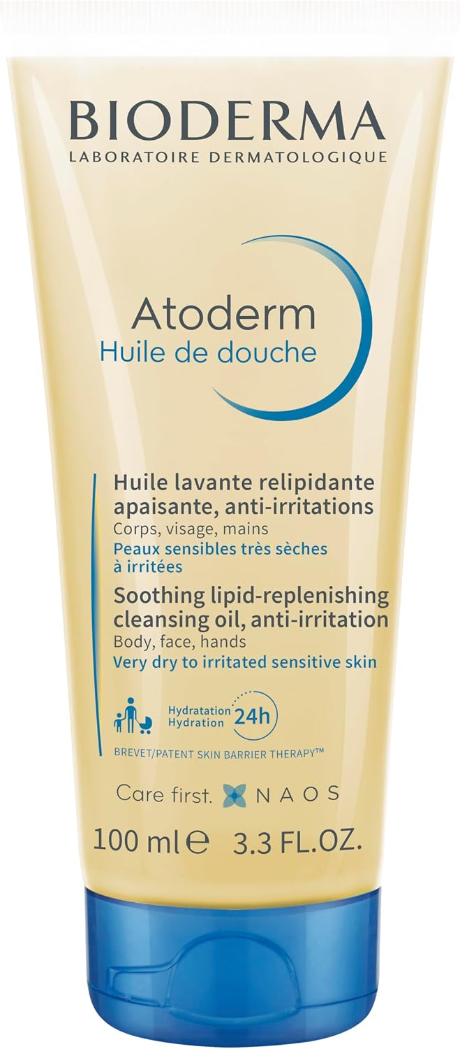 Bioderma Atoderm Shower Oil, Cleansing Oil For Face & Body, Nourishing Cleansing Oil For Dry to Atopic Sensitive Skin For Softer & Smooth Skin For Your Whole Family - Image 11