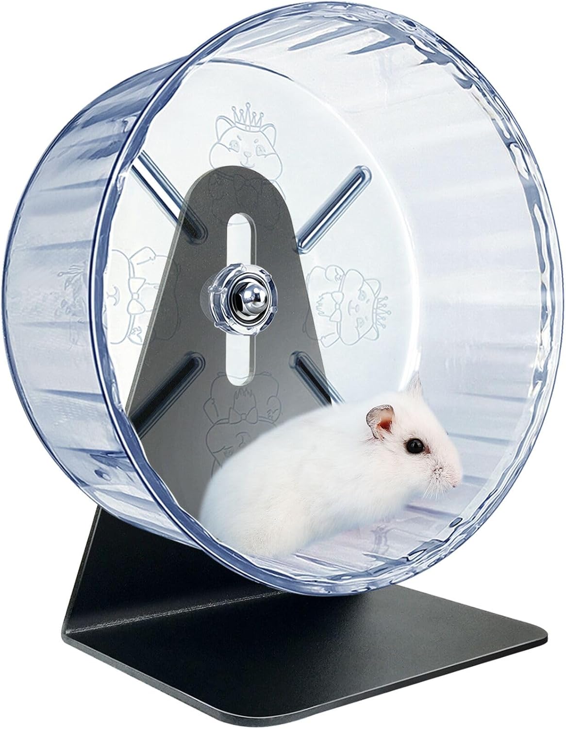 Hamster Wheel,Silent Wheel,Super Silent Hamster Exercise Wheels,Silent Hamster Wheel,Adjustable Stand Hamsters Exercise Wheels,Quiet Rat Wheel ( 5.5 inch, Blue) - Image 10