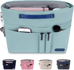 HyFanStr Purse Organizer Insert for Handbags,Tote Bag Organizer Insert Zipper Bag for Women, Handbag Organizer Inside Liner with 15 Pockets - Image 10